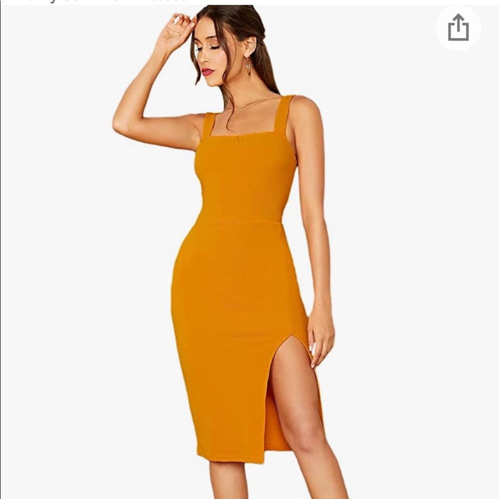 Great tank tight midi dress.